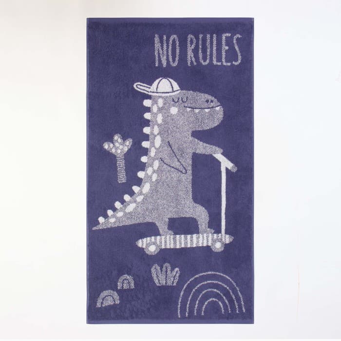 Полотенце махровое «Этель» No rules, 70×130 см, хлопок 100%