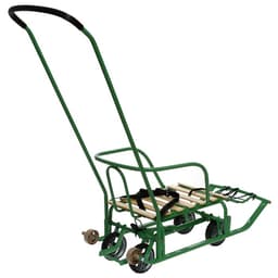 Санки детские с колёсами Nika Kids «Тимка 5 универсал», с ручкой, оливковые