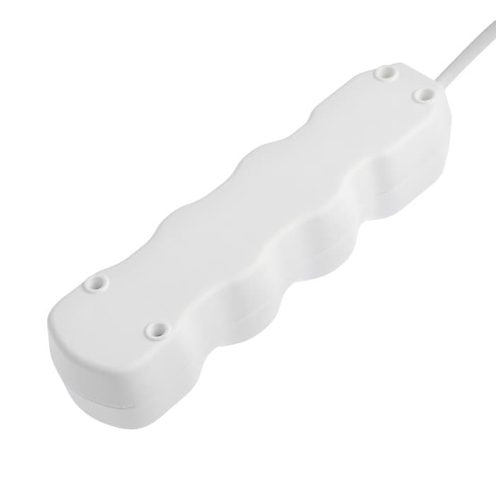 Удлинитель Luazon Lighting ECO, 3 розетки, 1.7 м, 16 А, 3500 Вт, ПВС 3×1 мм2, с заземлением