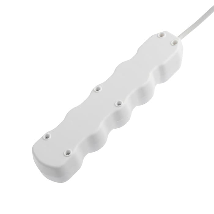 Удлинитель Luazon Lighting ECO, 4 розетки, 4.5 м, 16 А, 3500 Вт, ПВС 3×1 мм2, с заземлением