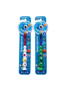 Детская зубная щетка D.I.E.S. « Космос » мягкая 3+, МИКС