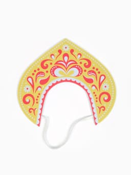 Ободок кокошник «Царица», фетр