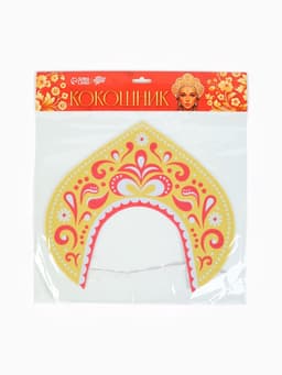 Ободок кокошник «Царица», фетр