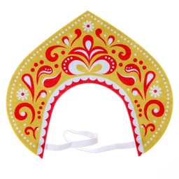 Ободок кокошник «Царица», фетр