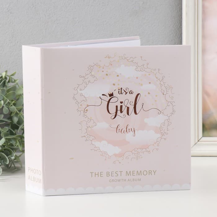 Фотоальбом на 200 фото 10×15 см «Лучшие воспоминания. Малышка», бумажные листы, 22×5×22 см