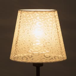 Абажур для люстры «Кружево» Е14 белый 15×15×13 см