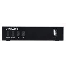 Ресивер DVB-T2 Starwind CT-220, чёрный