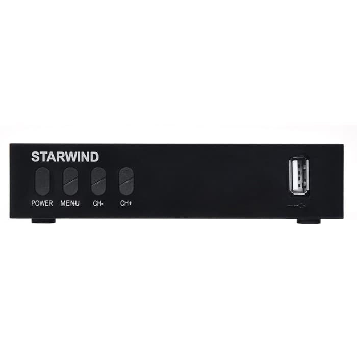 Ресивер DVB-T2 Starwind CT-220, чёрный