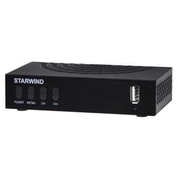 Ресивер DVB-T2 Starwind CT-220, чёрный