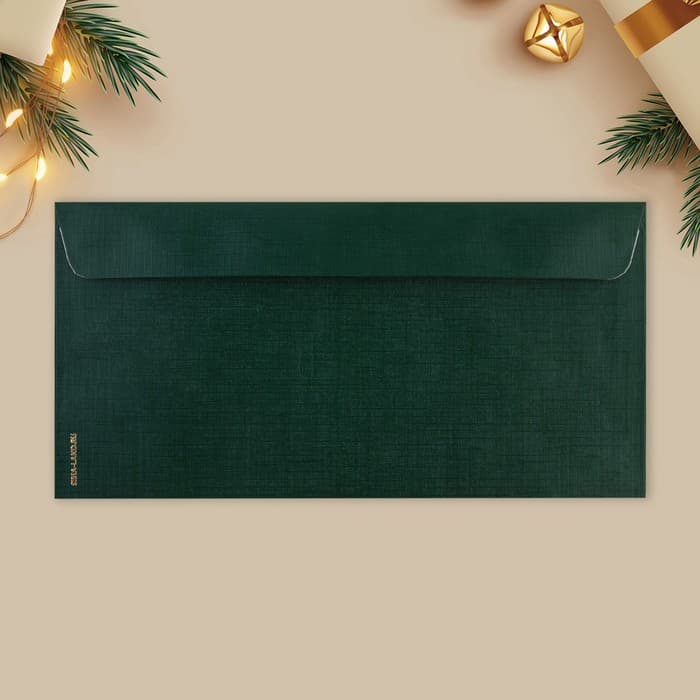 Набор подарочных конвертов «С Новым годом», 10 штук, тиснение, 22 х 11 см