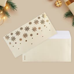 Набор подарочных конвертов «С Новым годом», 10 штук, тиснение, 22 х 11 см