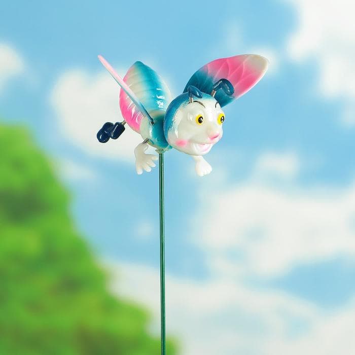 Штекер садовый «Весёлая пчёлка», 14×10 см, h=40 см, МИКС