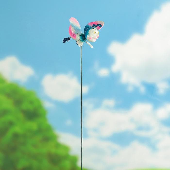 Штекер садовый «Весёлая пчёлка», 14×10 см, h=40 см, МИКС