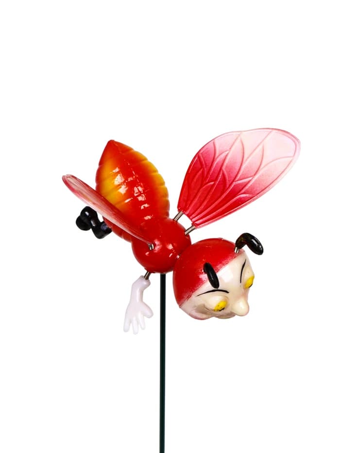 Штекер садовый «Весёлая пчёлка», 14×10 см, h=40 см, МИКС