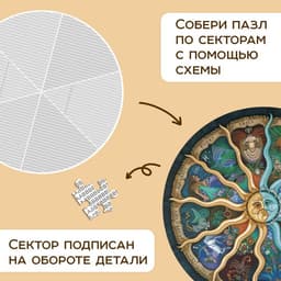 Круглый пазл «Зодиак», 500 деталей