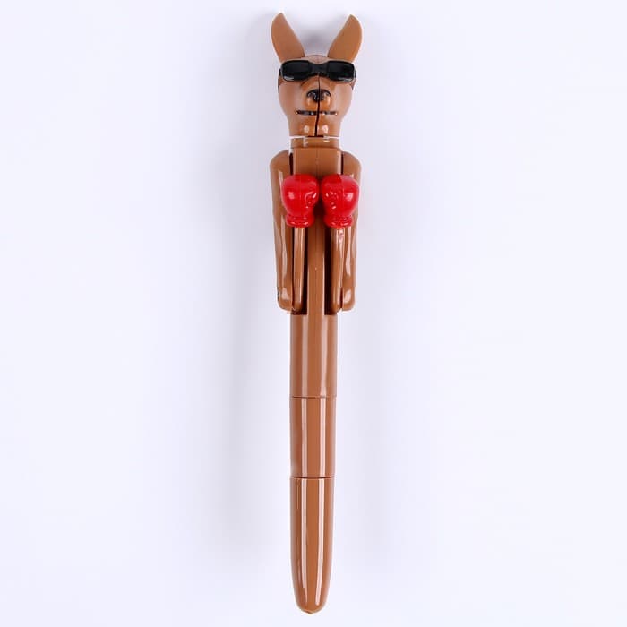 Ручка - прикол «Кенгуру», боксёр, синие чернила