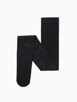 Колготки подростковые «Знаки зодиака», чёрные, рост 158-164 см