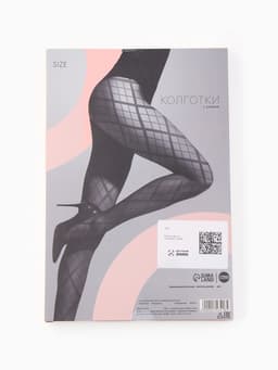 Колготки подростковые «Геометрия», рост 158-164 см