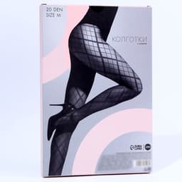 Колготки подростковые «Геометрия», рост 158-164 см