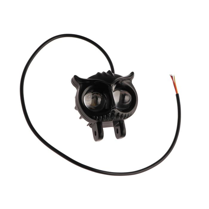 Фара светодиодная, Сова, 12 В, 15 Вт, 1080 лм, провод 56 см, светло-желтый, набор 2 шт.