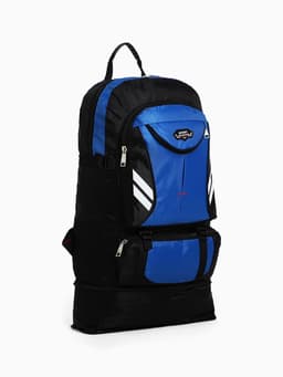 Рюкзак туристический 37 л, с карманами, с увеличением, карманами, синий