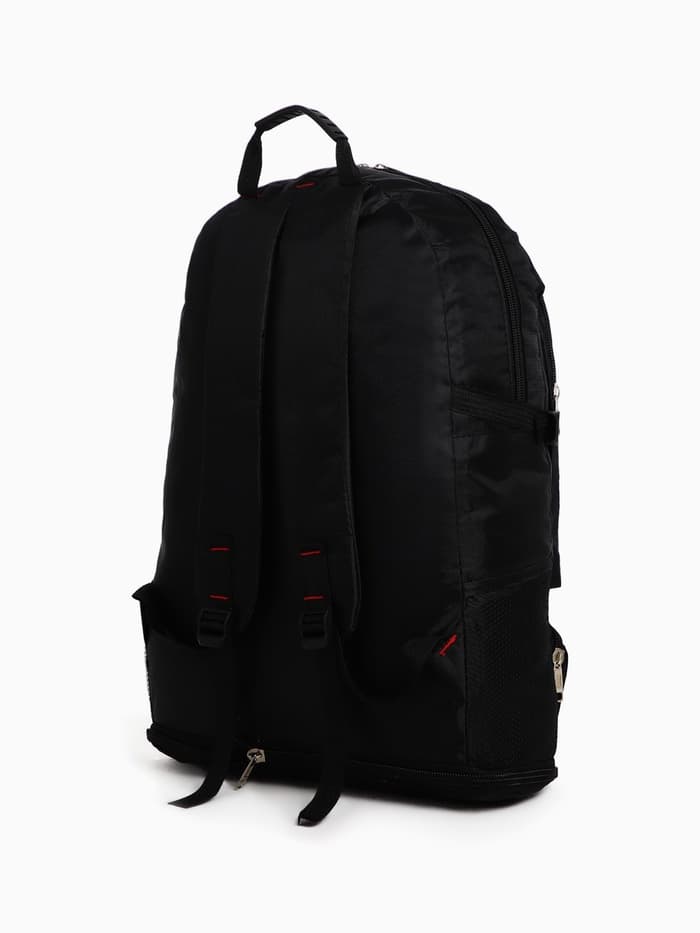 Рюкзак туристический 37 л, с увеличением, с карманами, чёрный