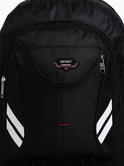 Рюкзак туристический 37 л, с увеличением, с карманами, чёрный