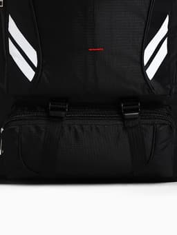 Рюкзак туристический 37 л, с увеличением, с карманами, чёрный