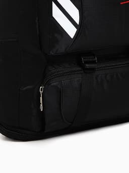 Рюкзак туристический 37 л, с увеличением, с карманами, чёрный