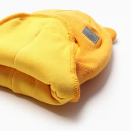 Шапка-шлем для девочки, размер 42-46, горчичная