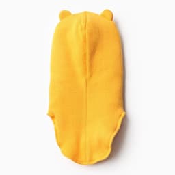 Шапка-шлем для девочки, размер 42-46, горчичная