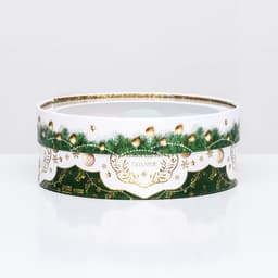 Коробка подарочная новогодняя с окном «Новогодний подарок» 21×21×8 см