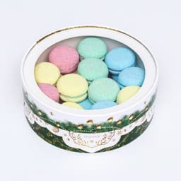 Коробка подарочная новогодняя с окном «Новогодний подарок» 21×21×8 см