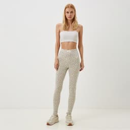 Легинсы спортивные женские Mist: Leo, размер 44 (рост 175 см), бежевые