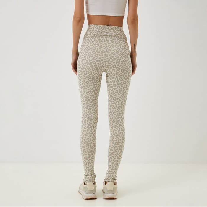 Легинсы спортивные женские Mist: Leo, размер 44 (рост 175 см), бежевые