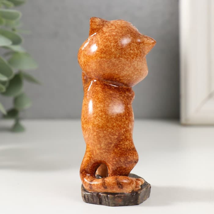 Фигурка полистоун лак «Котишка фотокорреспондент», 6×4.5×9 см