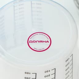 Стакан мерный Доляна, 1.5 л, пластик, прозрачный