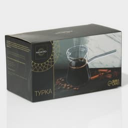 Турка Magistro «Арабика», 350 мл, 18×8.5×10 см, стекло