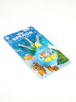 Музыкальная игрушка-брелок ZABIAKA для детей, звуковые эффекты, цвет жёлтый