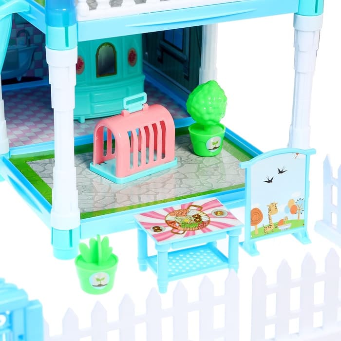 Дом для кукол «Зимний дворец» с куклой, питомцами и аксессуарами