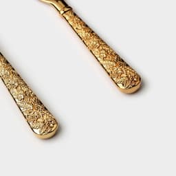 Набор для торта Goldy, 2 предмета: нож 27 см, лопатка 25 см, металл, золотистый