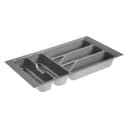 Лоток для столовых приборов CAPPIO, в ящик, 265×485 мм, блок-константа, цвет серый