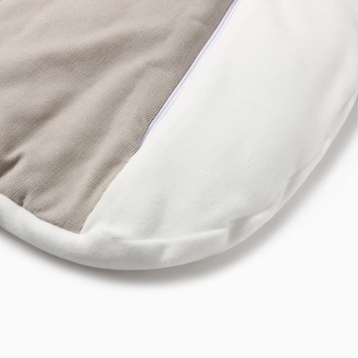 Конверт утепленный для новорожденных, цвет молоко/серый, рост 62 см