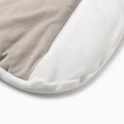 Конверт утепленный для новорожденных, цвет молоко/серый, рост 62 см