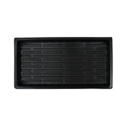 Поддон для рассады, 55×30×5.6 см, пластик, чёрный, дно МИКС, Greengo