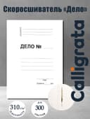 Скоросшиватель картонный, плотность 310 г/м², на 300 листов, евро
