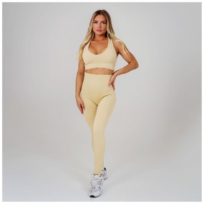 Топ спортивный женский ONLYTOP, размер S, цвет молочный