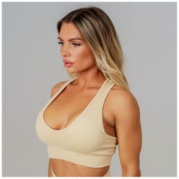 Топ спортивный женский ONLYTOP, размер S, цвет молочный