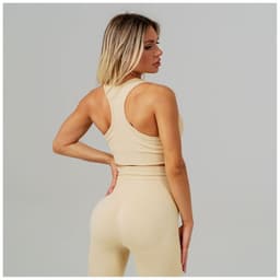 Топ спортивный женский ONLYTOP, размер S, цвет молочный