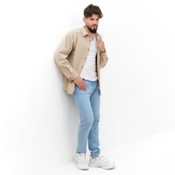 Рубашка мужская MIST oversize размер 48, молочный